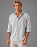 Chemise Texturée Homme Manches Longues